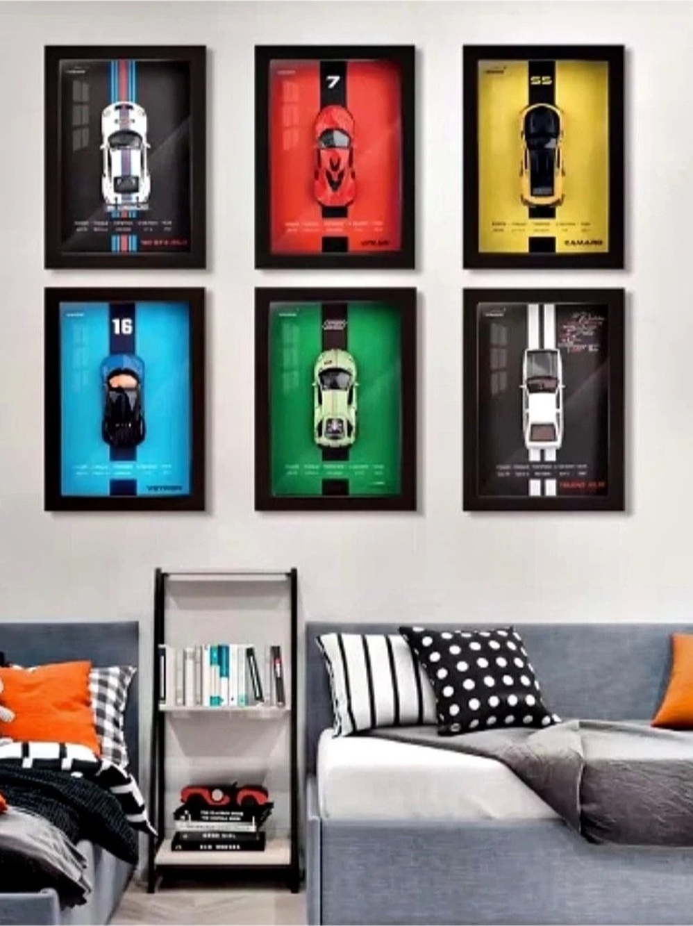 Veyron Alloy Car Model Stereo Hanging Picture Frame Display Frame in